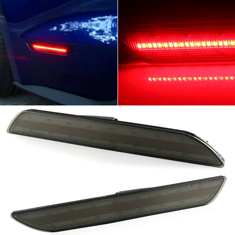 Ford Mustang 2015 - 2019  Sidemarker Black Smoked