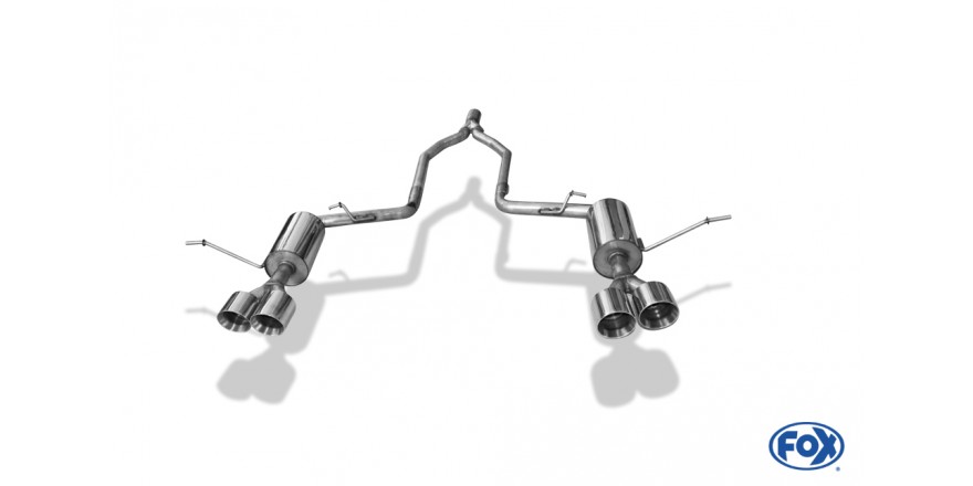 Endschalldämpfer rechts/links - 2x100 Typ 25 rechts/links