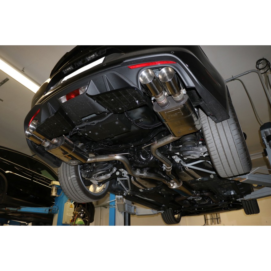 Ford Mustang VI Facelift Coupe & Convertible - 8 -Zylinder Endschalldämpfer rechts/links - 2x100 Typ