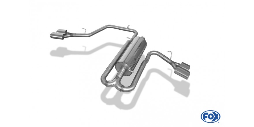 4x4 - Wildtrak Endschalldämpfer Sidepipe