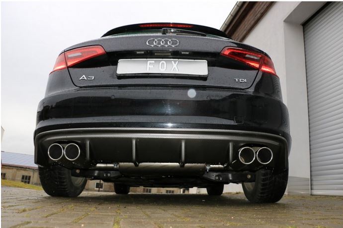 Audi A3 - 8V Sportback Endschalldämpfer Ausgang rechts/links - 2x90 Typ 16 rechts/links