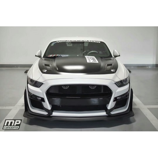 GT500 Style Frontstoßstange - FORD MUSTANG 2015-2017 EcoBoost, V6, GT)
