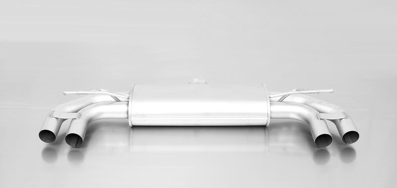 Remus Sportschalldämpfer mittig für li/re-Anlage (ohne Endrohre)