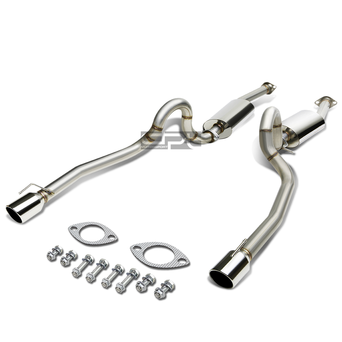 FÜR 96-04 MUSTANG GT V8 SN95 DUAL 4" EDELSTAHL AUSPUFF CATBACK SYSTEM
