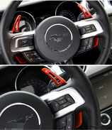 Ford Mustang ab 2015 Paddle Schalthebel, Rot, Blau, Silber, Schwarz SET