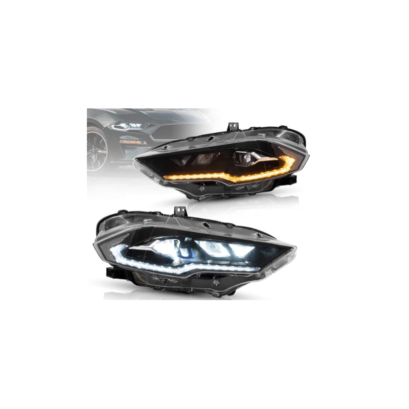 SCHEINWERFER MIT SEQUENTIALEN UND DYNAMISCHEN ANIMATIONS-SCHEINWERFERN (2 STÜCKE) (MUSTANG 2018-2021