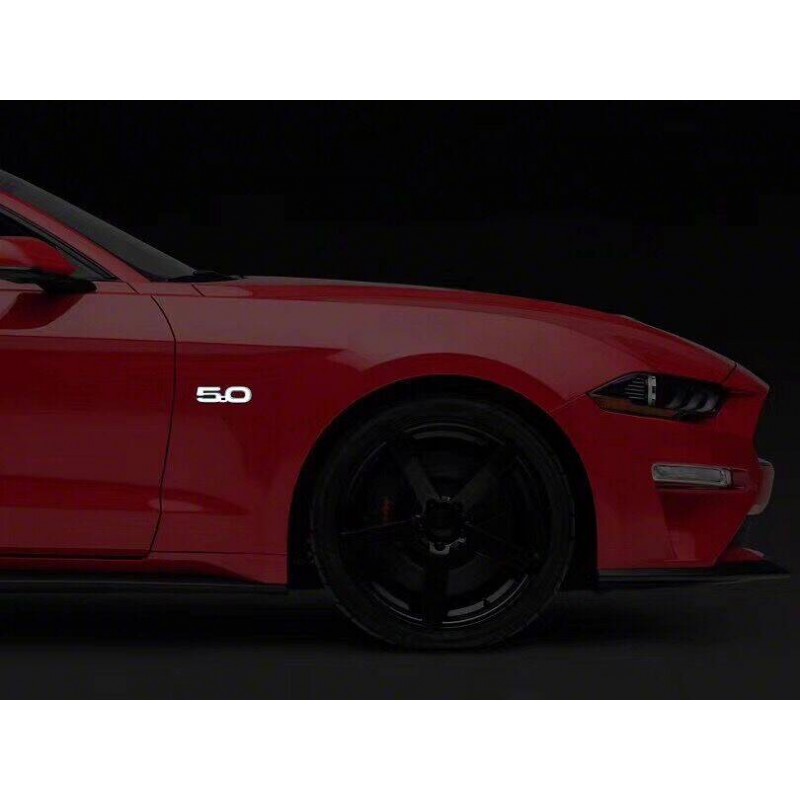 5.0 LED Fender Emblems - Set