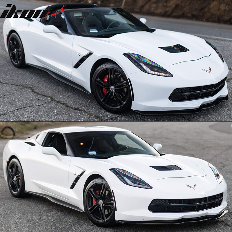 Chin Spoiler/Splitter  - Matte Black (CHEVROLET CORVETTE 2014-2019 C7)