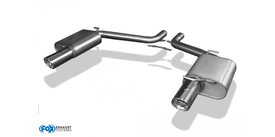 Endschalldämpfer rechts/links - 1x100 Typ 17 rechts/links