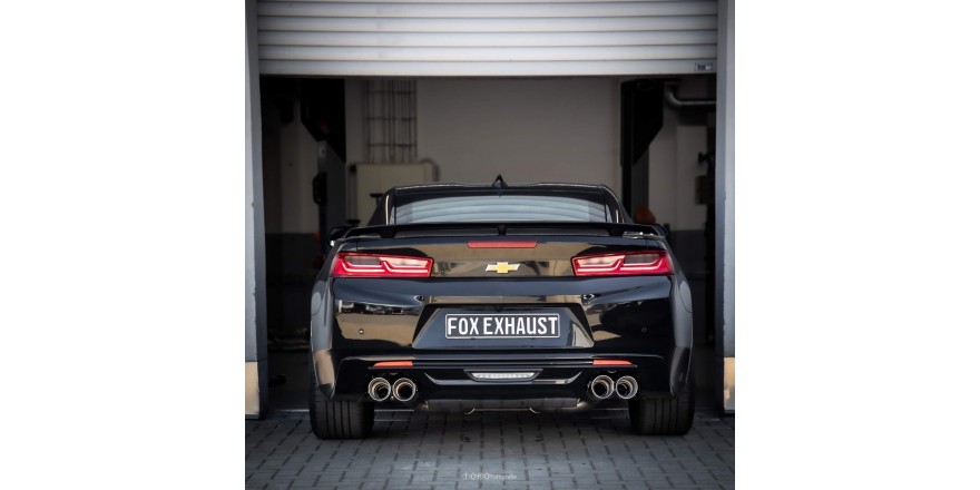 A1XC Endschalldämpfer quer Ausgang rechts/links mit 2 Abgasklappen - 2x100 Typ 25 rechts/links