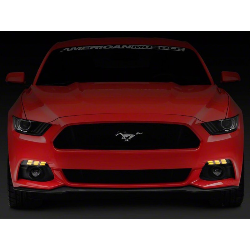 SMOKED LED TURN SIGNALS SET (MUSTANG 2015-2017 USA)