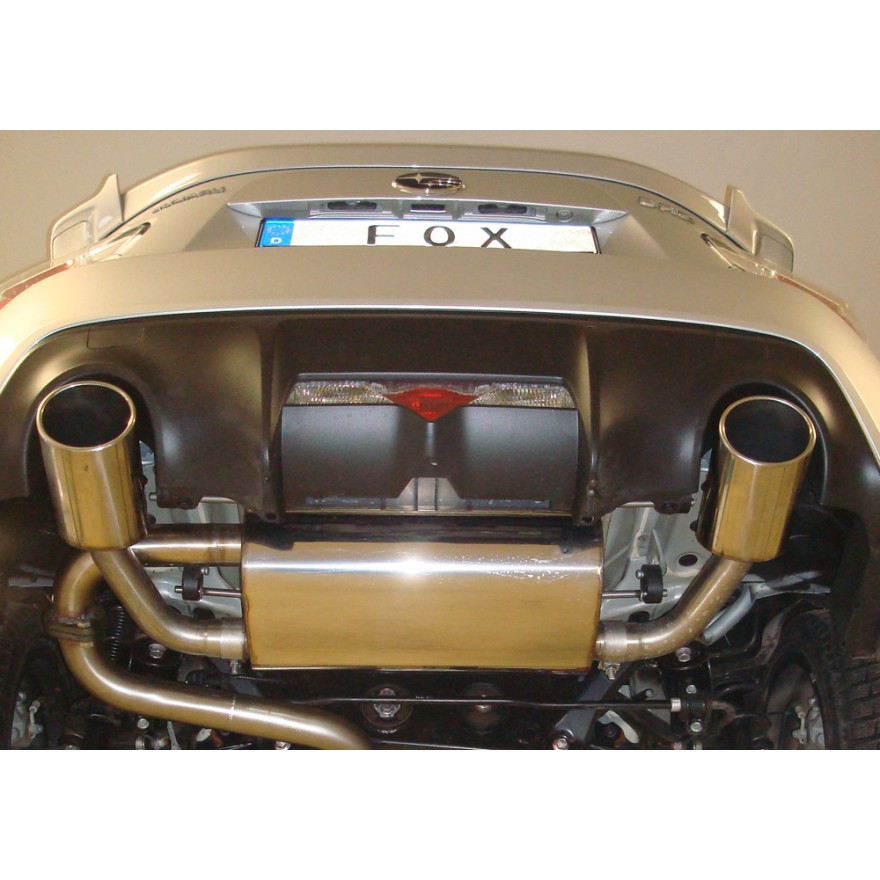 Toyota GT86 Endschalldämpfer quer Ausgang rechts/links - 129x106 Typ 32