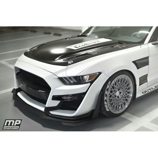GT500 Style Frontstoßstange - FORD MUSTANG 2015-2017 EcoBoost, V6, GT)