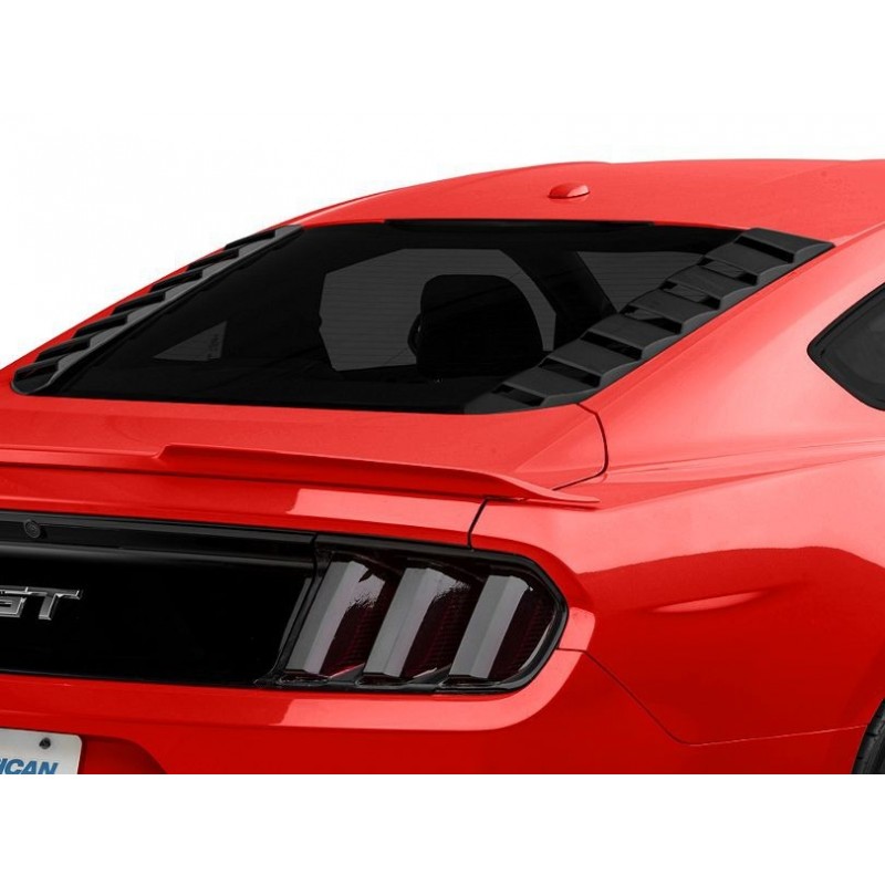 SPORT REAR WINDOW LOUVERS - MATTE BLACK (MUSTANG 2015-2021 FASTBACK)
