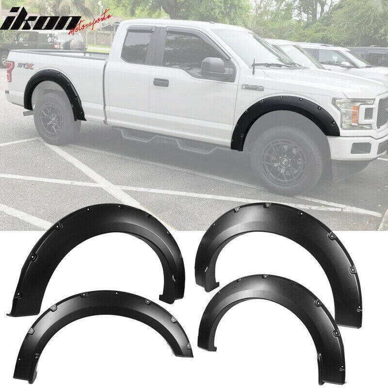 Kotflügelverbreiterungen im Taschen-Niet-Stil (FORD MUSTANG F-150 2018-2022)