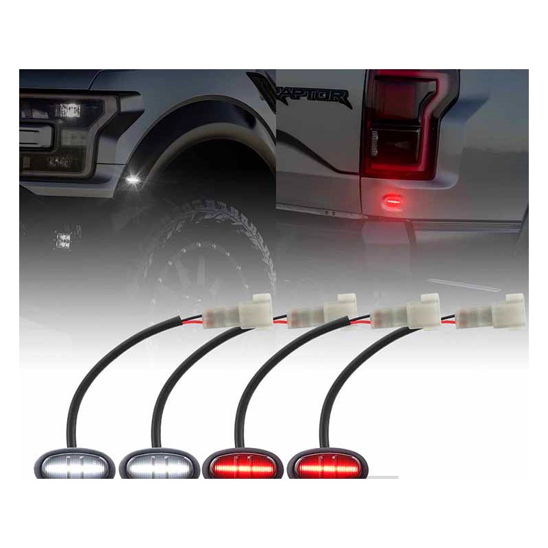 LED-Seitenmarkierungen für Stoßstange vorne und hinten (FORD F-150 2015-2022)