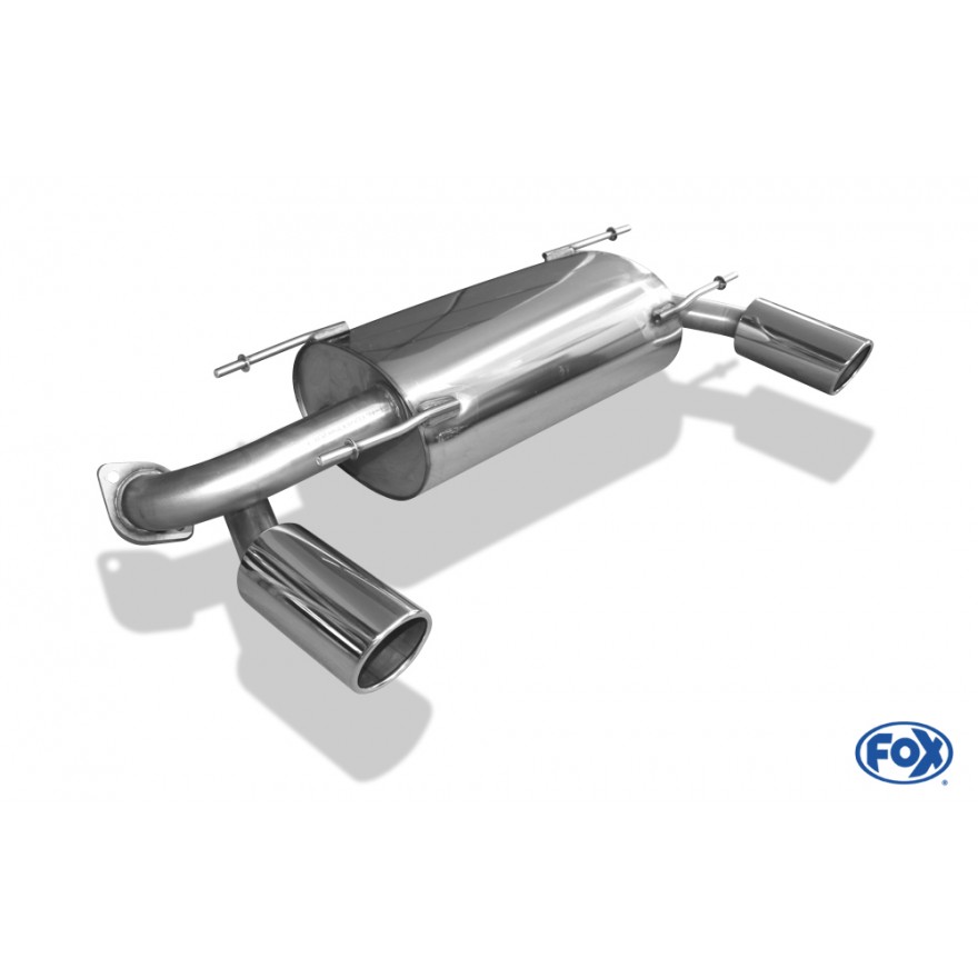 Toyota GT86 Endschalldämpfer quer Ausgang rechts/links - 1x100 Typ 16