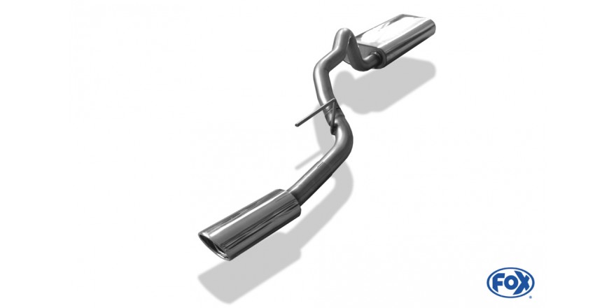 Anschluss 56,mm Endschalldämpfer - 115x85 Typ 33