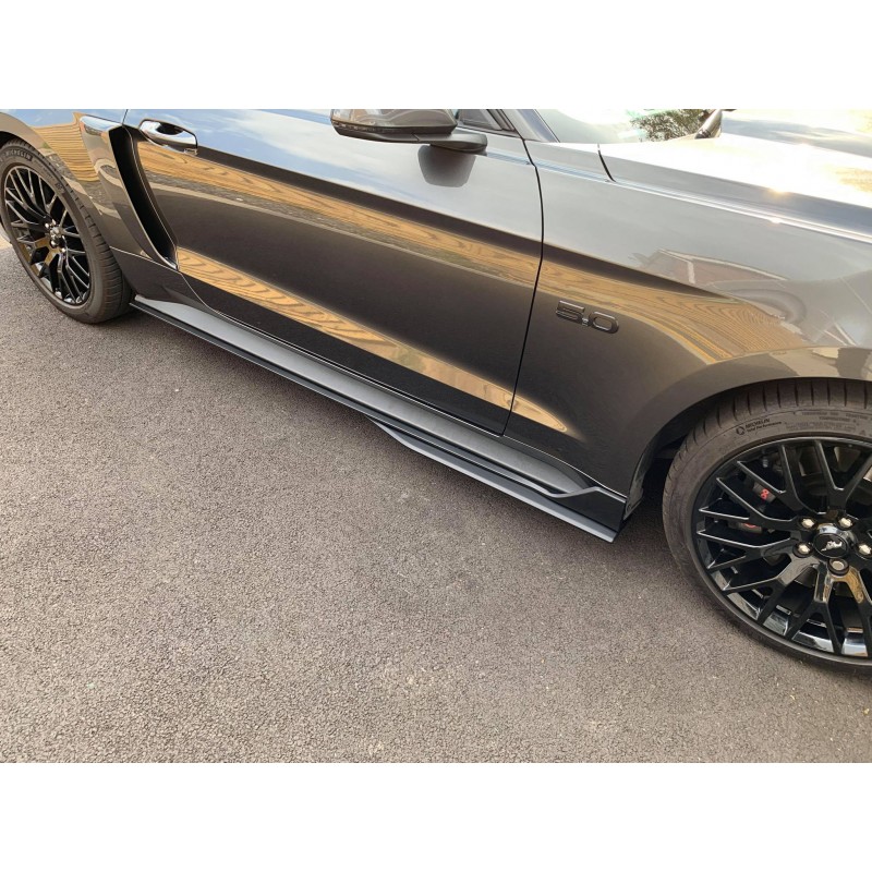 SEITENSSCHWELLER IM GT500 STYLE - ERWEITERUNG (MUSTANG 2015-2021 ECOBOOST, V6, GT)