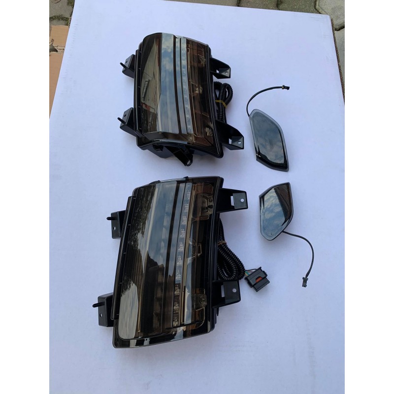 SMOKED LED TURN SIGNALS + DRL + SIDE MARKERS (WRANGLER JL 2018-2021 USA)