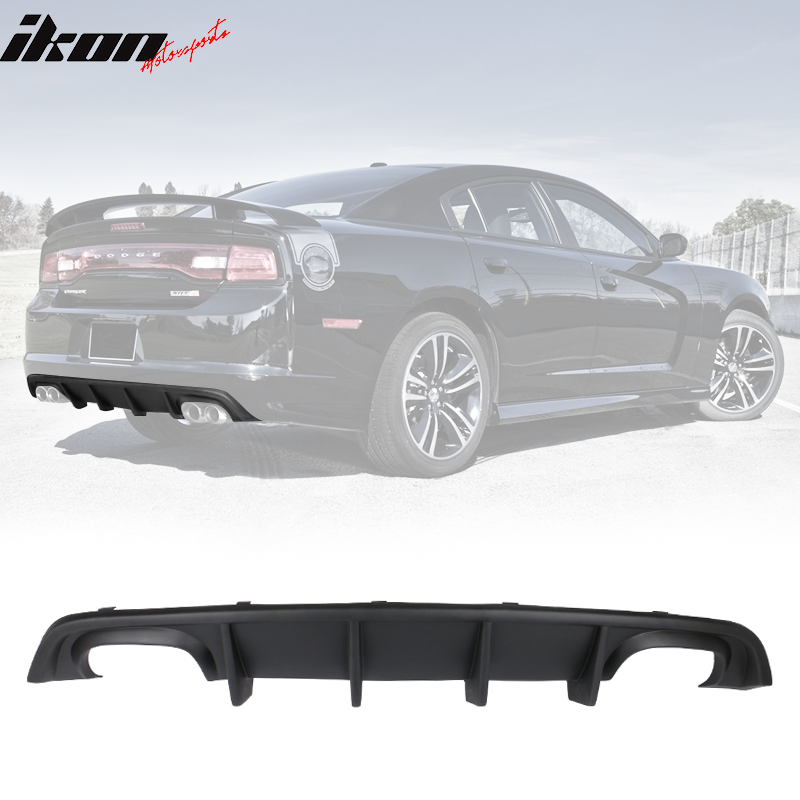 SRT IKON Quad Hole Heckstoßstange Unterer Diffusor (DODGE CHARGER 2012-2014)
