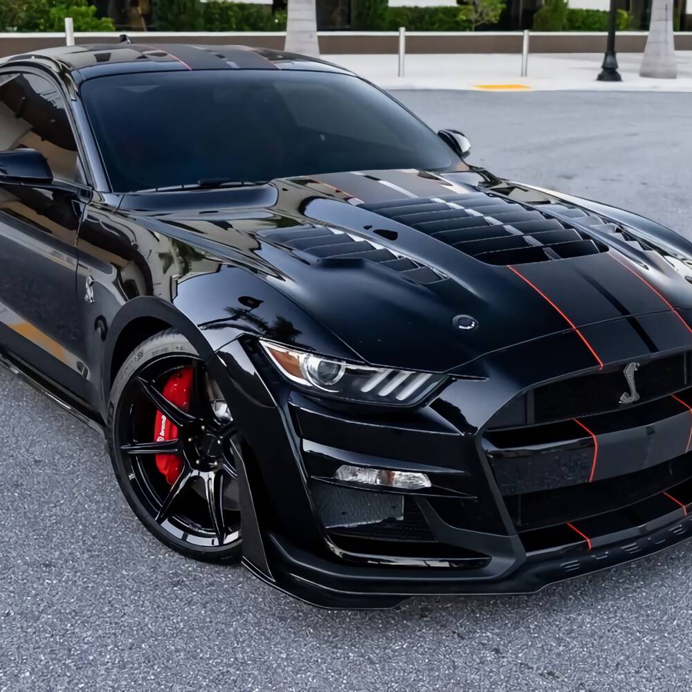 GT500KR Style Aluminium Motorhaube - unlackiert