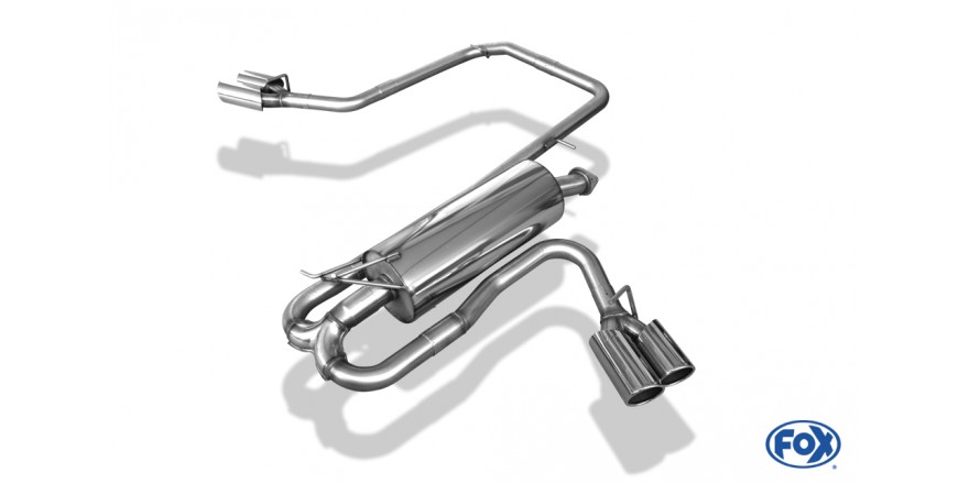 4x4 - Doppelkabine Endschalldämpfer Sidepipe