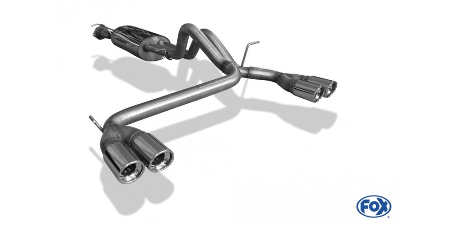 Halbanlage ab Kat Ausgang rechts/links - 2x90 Typ 17 rechts/links