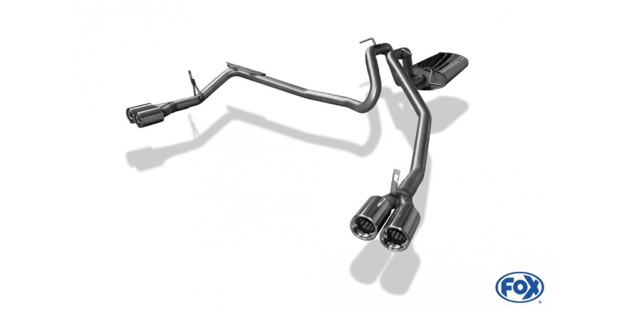 Final silencer - exit right/left 2x80 type 13 right/left